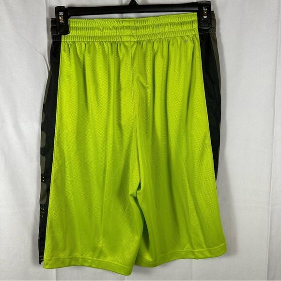 NWT Nike Elite Basketball Shorts Drawstring Waist Bright Green with Black M - Picture 3 of 16